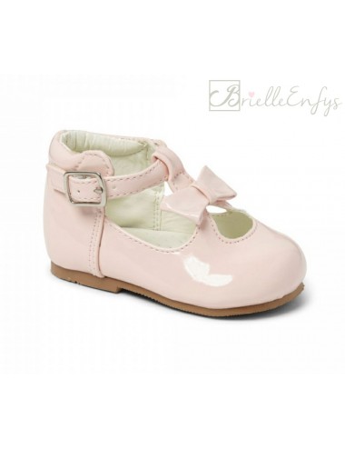 Pink Patent Shoe With T Bar...
